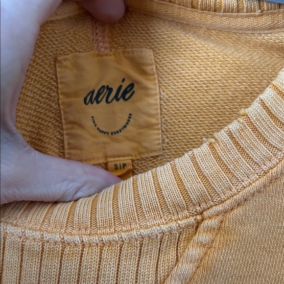 Aerie Orange 🍊 oversized Crewneck Sweatshirt - Picture 2 of 2